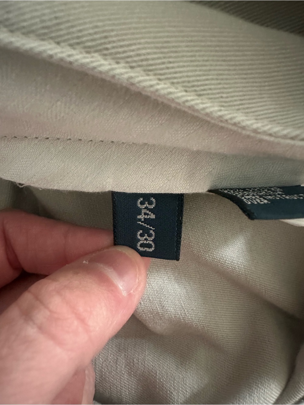 Vintage Polo Ralph Lauren Ethan Pleated Chino Pants -size 34/30 - Picture 10 of 11